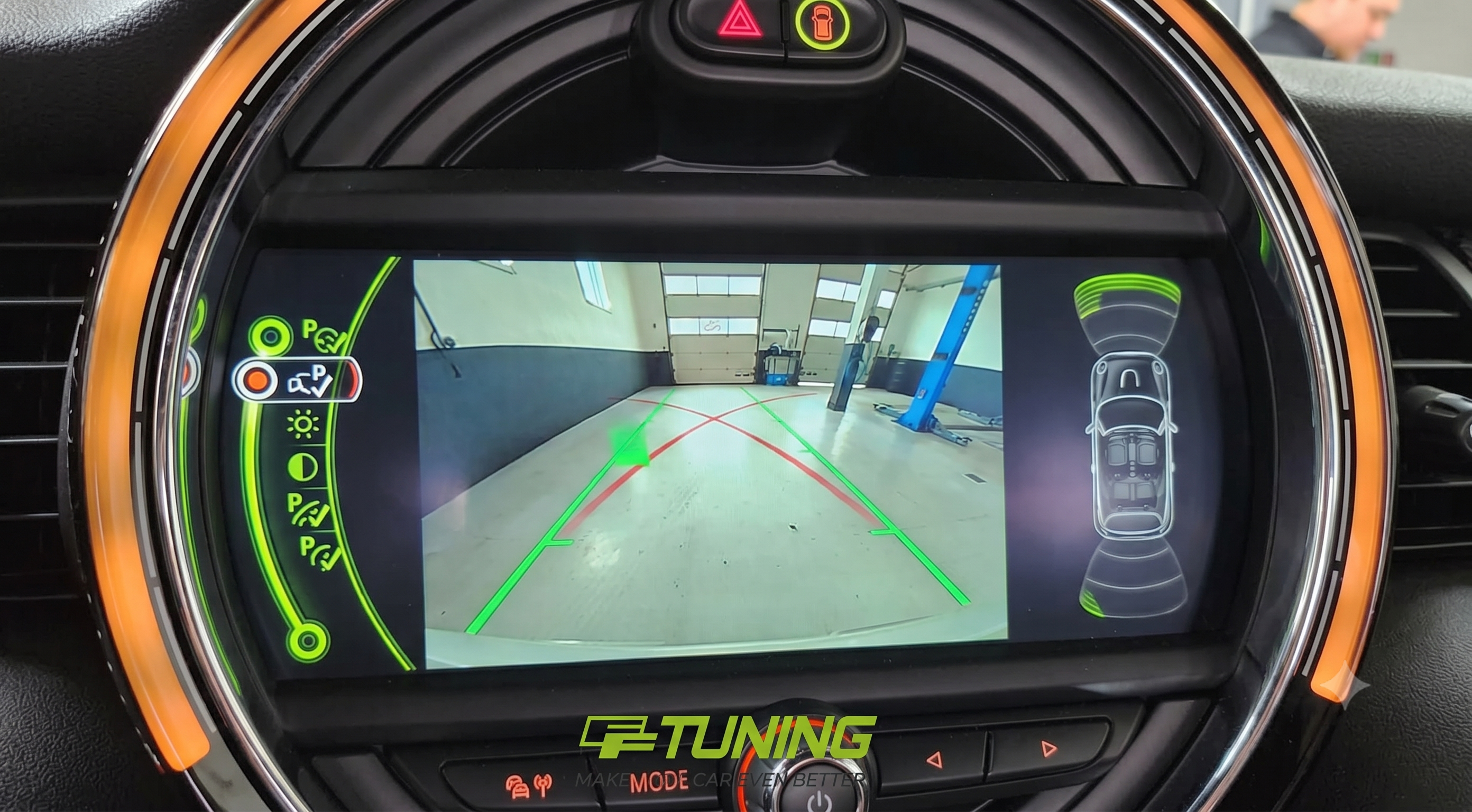 OEM rear view camera retrofit kit for BMW