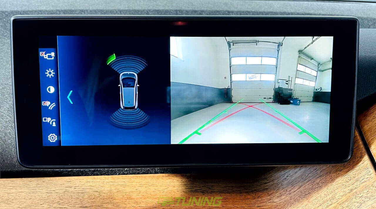 OEM rear view camera retrofit kit for BMW