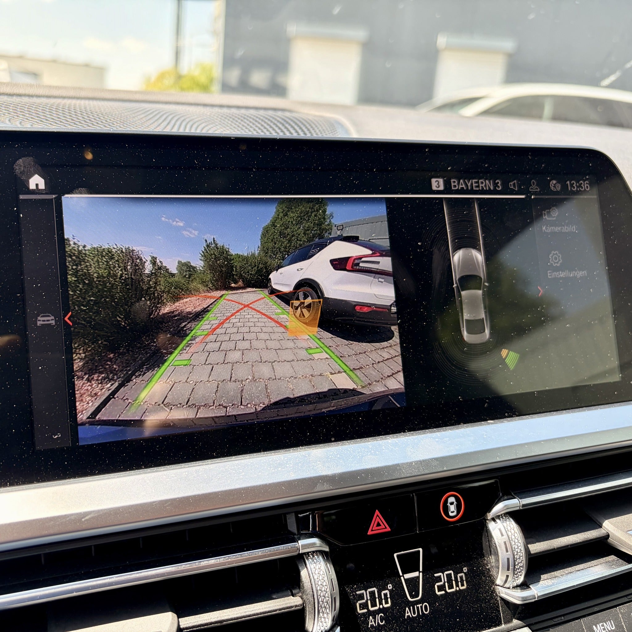 OEM rear view camera retrofit kit for BMW