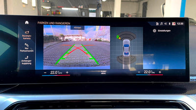 Rückfahrkamera Nachrüstung für BMW – Anzeige im BMW Control Display